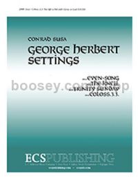 George Herbert Settings - Our life is hid with Christ in God for SSAATBBB choir