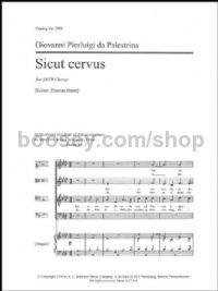 Sicut cervus for SATB choir
