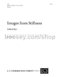 Images from Stillness for string trio (score & parts)