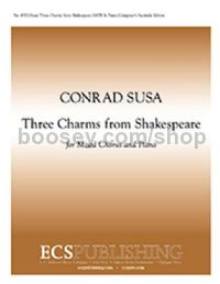 Three Charms from Shakespeare for SATB choir, trumpet & piano