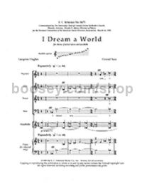 I Dream a World for SATB choir & handbells