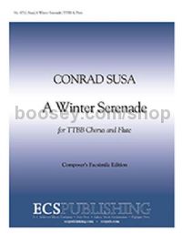 A Winter Serenade for TTBB choir & flute