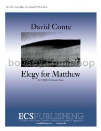 Elegy for Matthew for TTBB choir