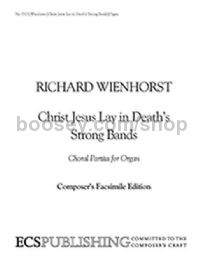 Christ Jesus Lay in Death's Strong Bands for organ