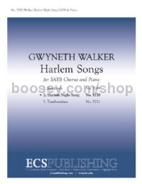 Harlem Songs, No. 2: Harlem Night Song for SATB choir & piano