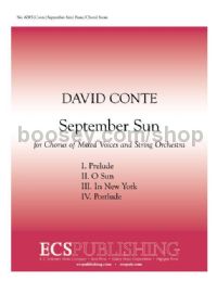 September Sun for SATB divisi