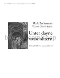 Unter dayne vayse shtern - SATB choir a cappella
