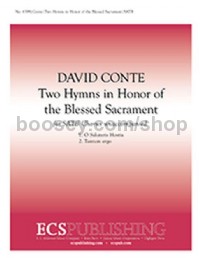 Two Hymns in Honor of the Blessed Sacrament for SATB choir a cappella