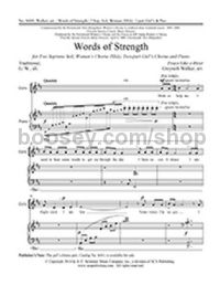 Words of Strength for SSA choir