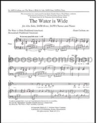 The Water is Wide for SATB choir & piano