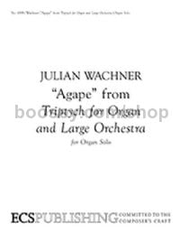 Triptych for Organ and Large Orchestra: Agape for organ solo