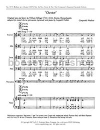 Chester for SATB choir & piano