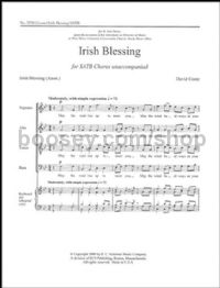 Irish Blessing for SATB choir a cappella