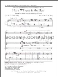 Like a Whisper in the Heart for SATB divisi & harp or piano