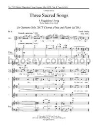 Three Sacred Songs, No. 3. Magdalene for SATB choir with soprano solo
