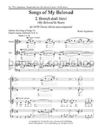 Songs of My Beloved, No. 2. Domeh Dodi Litzvi for SATB divisi a cappella