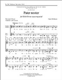Pater noster for SSAA choir a cappella