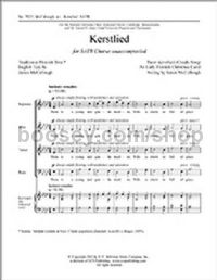 Kerstlied for SATB choir a cappella