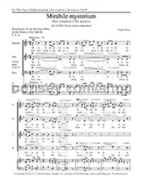 Mirabile mysterium - SATB choir a cappella