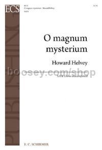 O magnum mysterium - SATB choir a cappella