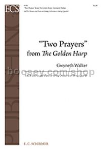 Two Prayers from The Golden Harp for SATB choir a cappella