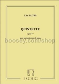 Quintette Op. 77 - piano quintet