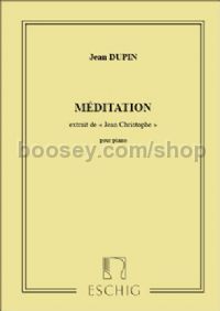 3 Pièces, No. 2: Méditation - piano