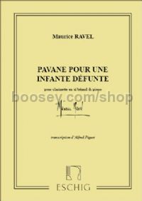 Pavane pour une infante défunte - clarinet & piano