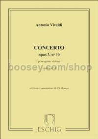 Concerto for 4 Violins in B minor, Op. 3, No. 10 - violin 4 part