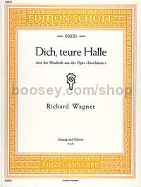Dich, teure Halle WWV 70 - Soprano & Piano