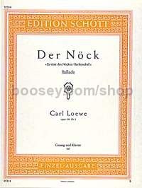 Der Nöck op. 129/3 - low Voice Part & Piano (C Major, original)