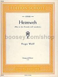 Heimweh - low voice & piano