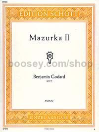Mazurka II B-flat major op. 54 - piano