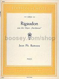 Rigaudon - piano
