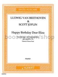 Happy Birthday Dear Eliza - piano