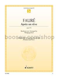 Après un rêve op. 7/1 - trumpet in Bb and piano