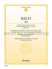 Air BWV 1068 - cello & piano