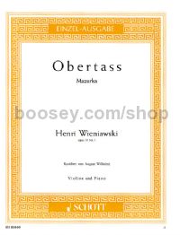 Mazurka Obertass Op. 19 1 Violin 