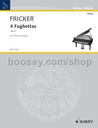 Four Fughettas op. 2 - 2 pianos (4 hands)