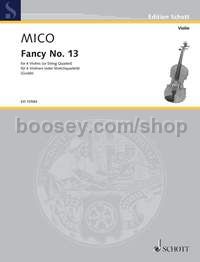 Fancy No. 13 - 4 violas (or string quartet) (score)