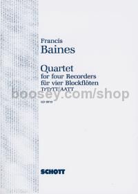 Quartet - 4 recorders (AATT) (set of parts)