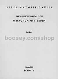O Magnum Mysterium - flute, oboe, clarinet, bassoon, horn, viola, cello and percussion (7 players)