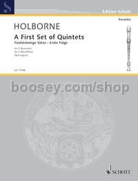 Sets of Quintets Vol. 1 - 5 recorders (SSATB) (performance score)