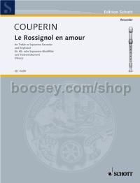 Le Rossignol en Amour - sopranino- or treble recorder and piano