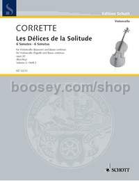 Les Délices de la Solitude op. 20 Vol. 2 - cello (bassoon) and basso continuo