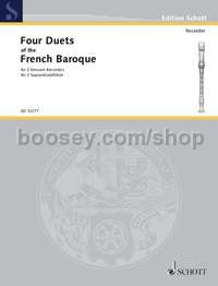 4 Duets of the French Baroque - 2 descant recorders