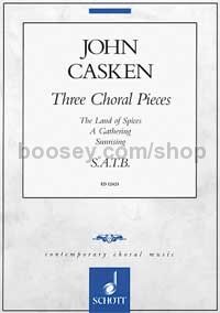 Three Choral Pieces - mixed choir (SATB) (choral score)