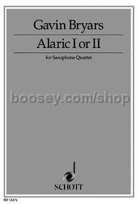 Alaric I or II - saxophone quartet (score and parts)