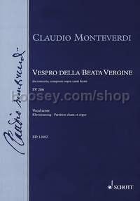 Vespro della Beata Vergine SV 206 (vocal score)