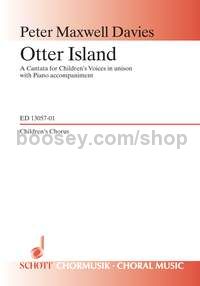 Otter Island - children's choir (for one part) and piano